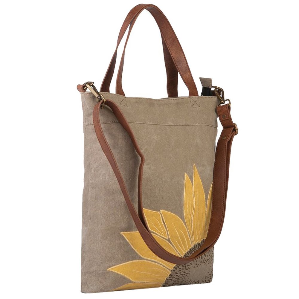 NWT Mona B Sunflower Tote - Picture 2 of 5